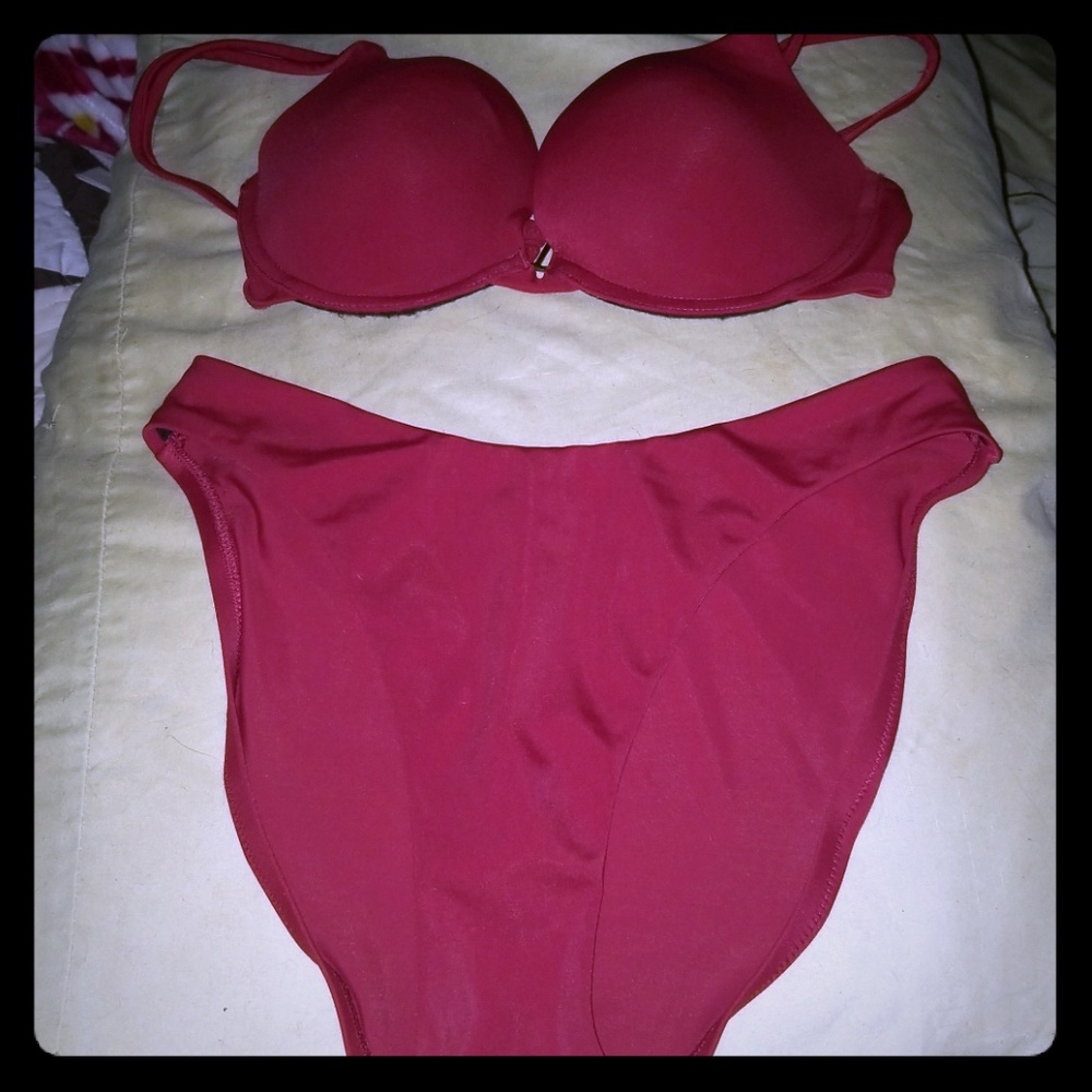 COPY - Victoria Secret bathing suit Maroon